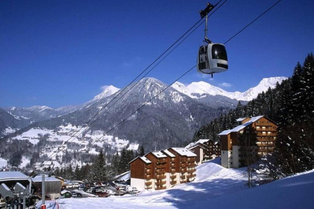Au Pied Des Pistes B31, Chaleureux Studio 4 Pers, Vue Sur La Vallee Imprenable Avec Wifi, Draps Non Compris Saint-Jean-dʼAulps Exterior foto